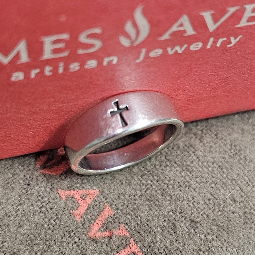 Silver Cross Ring by James Avery